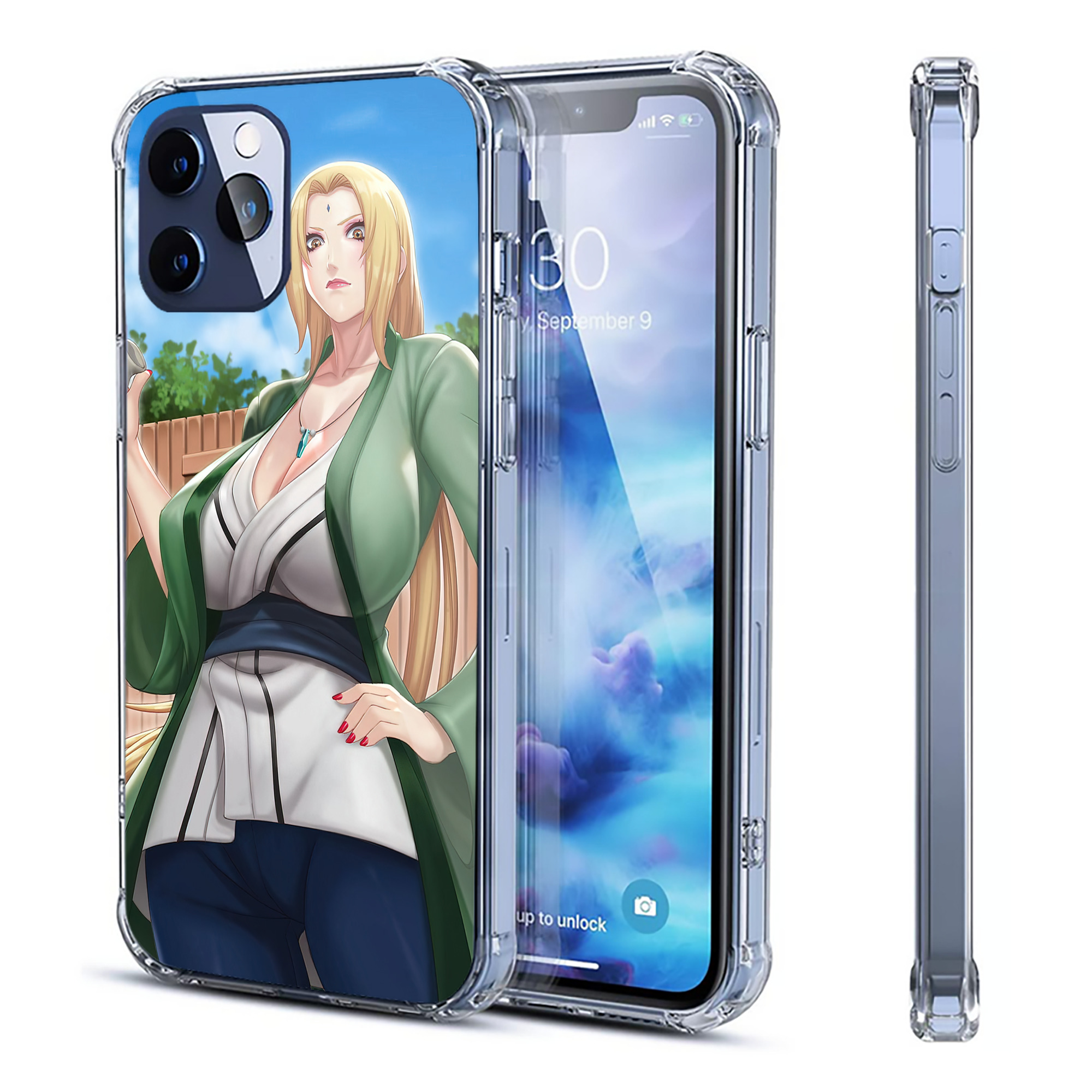 （画像用） NARUTO -ナルト- NARUTO -ナルト- 疾風伝 【iPhone 12シリーズ対応】透明スマホケース（クリアソフトケース）